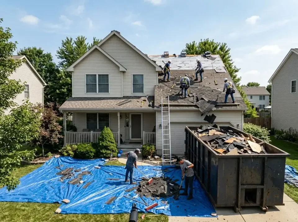 roof-replacement-debris-remova-004 — frequently asked questions, Cheapest Dumpster Rentals in Marshalltown, IA